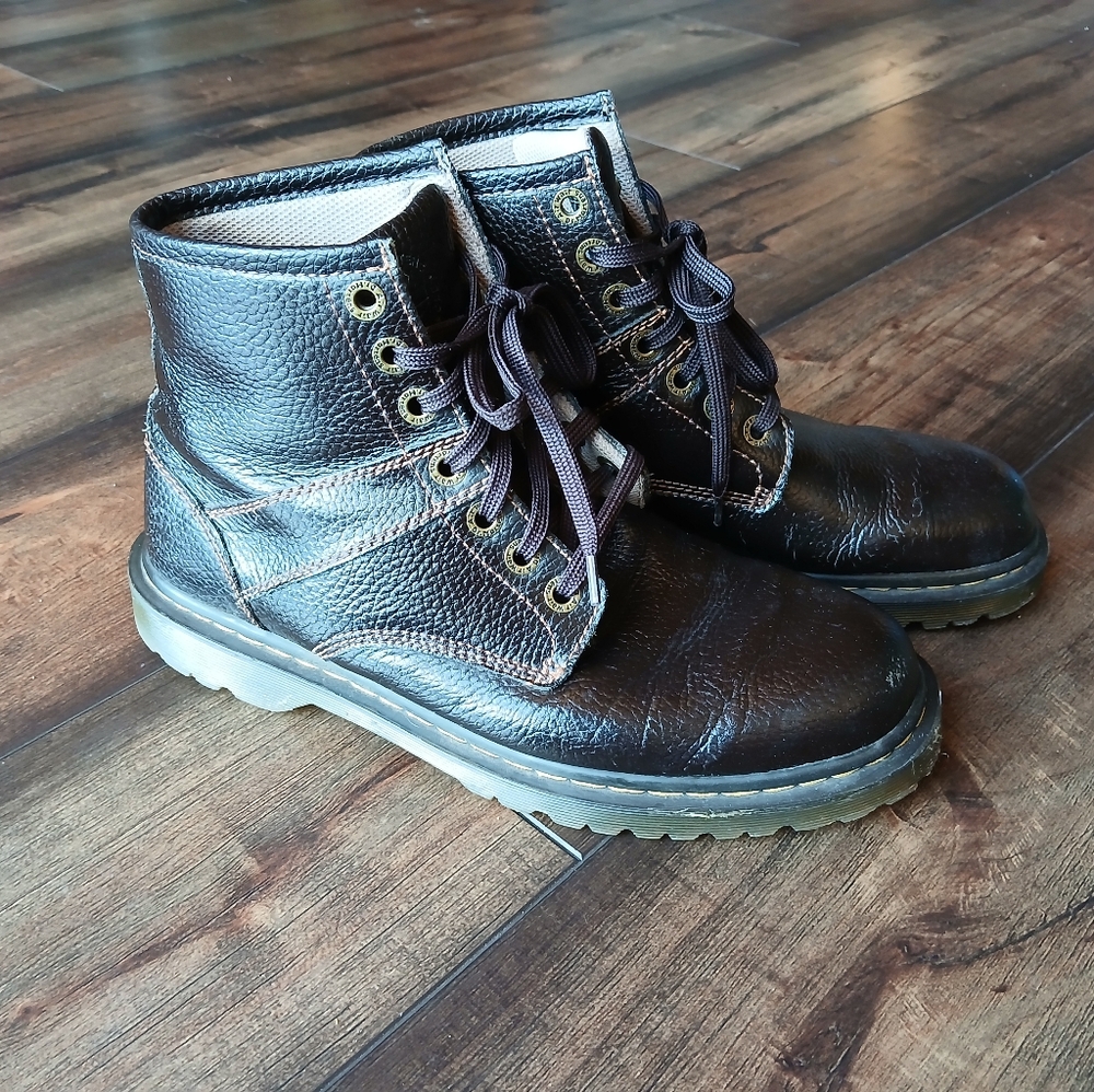 Dr. Martens Roseland dark brown leather boots mens 11